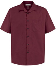 Microfiber Convertiable Collar Shirt