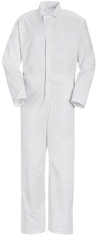 Action Back Long Sleeve Twill Coverall