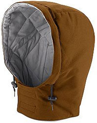 Bulwark Excel-FR™ Flame Resistant Universal Fit Snap-on Insulated Brown Duck Hood