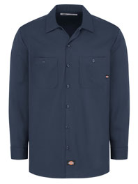 Dickies Industrial Cotton Long Sleeve Work Shirt