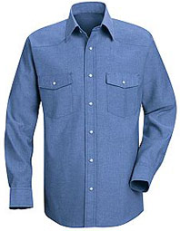 Western Style Long Sleeve Uniform Shirt 