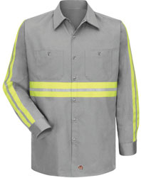 Enhanced Visibility Cotton Work Shirt 