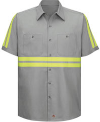 Enhanced Visibility Cotton Work Shirt