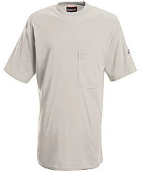 Bulwark Excel-FR Flame Resistant Short Sleeve Tagless T-Shirt