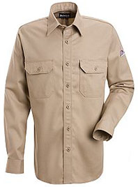 Bulwark  Nomex IIIA Flame Resistant 4.5 OZ. Button Front Deluxe Shirt