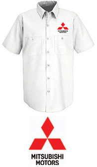 Mitsubishi Technician/Parts Short Sleeve Shirt 