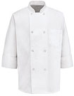 Long Sleeve Eight Pearl Button Chef Coat