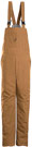 Bulwark Excel-FRâ„¢Flame Resistant ComforTouchâ„¢Brown Duck Deluxe Insulated Bib Overall