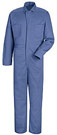 Button Front Action Back Cotton Coverall