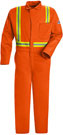 Bulwark Excel-FRâ„¢ Flame Resistant Contractor Coverall with Reflective Trim