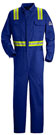 Bulwark Excel-FR Flame Resistant Deluxe Contractor Coverall With Reflective Trim