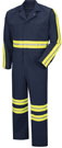 Enhanced Visibility Action Back Twill Coverall 