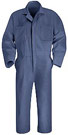 Action Back Long Sleeve Twill Coverall