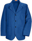 Red Kap Men's Lapel Counter Coat