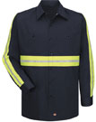 Enhanced Visibility Cotton Work Shirt 