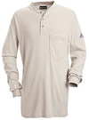 Bulwark Excel-FRâ„¢ Flame Resistant Long Sleeve Tagless Henley Shirt