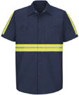 Enhanced Visibility Industrial Work Shirt