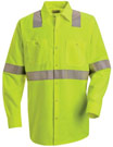 Red Kap Hi-Visibility Long Sleeve Shirt - Type R, Class 2